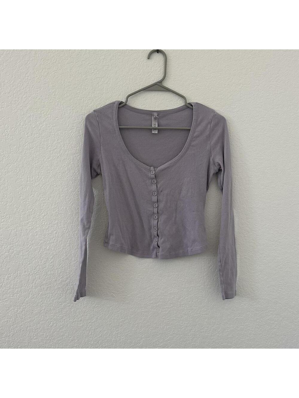 SOLD OUT skims lavendar pointelle henley